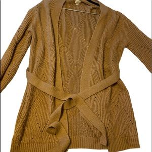 Brown/tan light weight cardigan